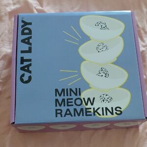 Mini Meow Ramekins - Purple